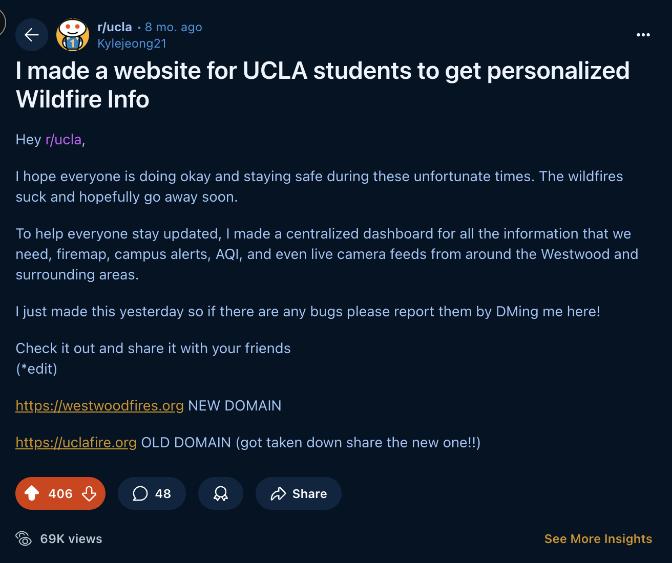 Reddit Post 1